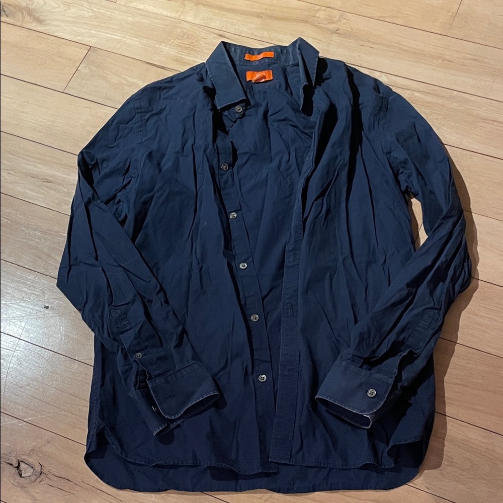Joe Fresh Dark Blue button down Shirt